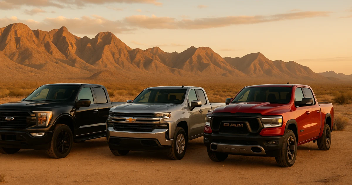 Ford Lobo, Chevrolet Cheyenne o RAM 1500: La Guía Definitiva para Elegir tu Pickup